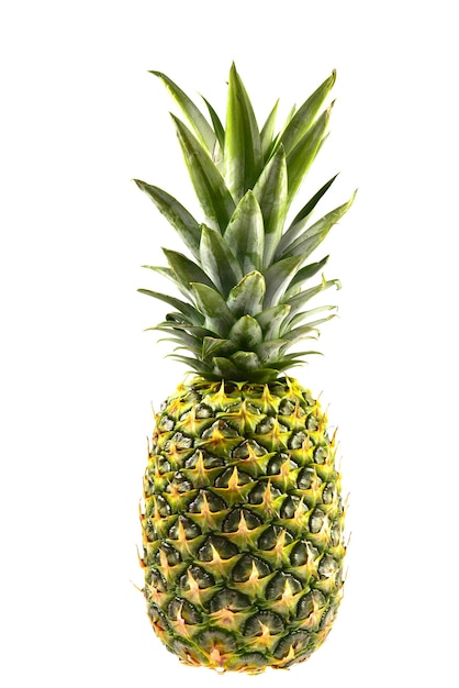 Ananas op wit wordt geïsoleerd dat