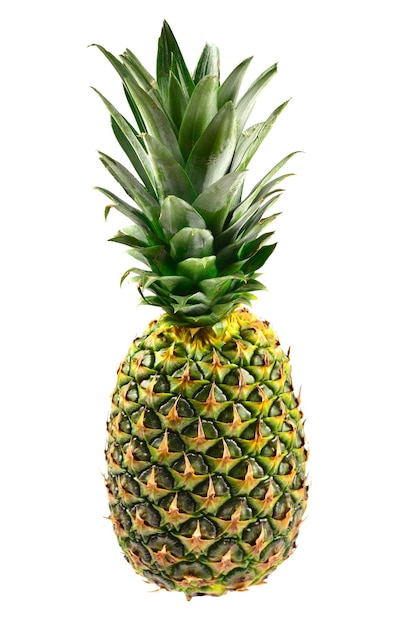 Ananas op wit wordt geïsoleerd dat