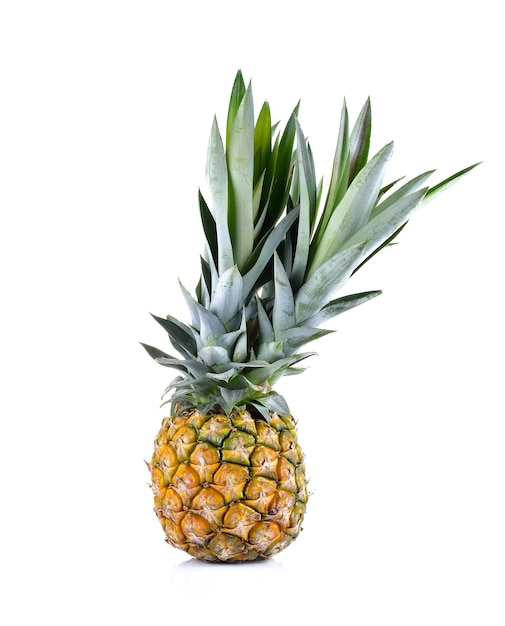 Ananas op witte muur