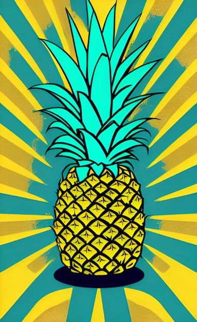 Photo ananas style