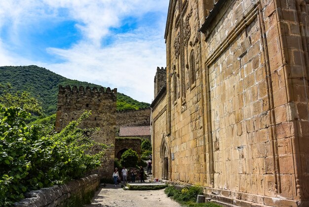 Ananuri Castle complex on the Aragvi River in Georgia Tbilisi