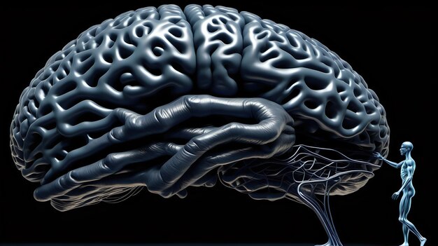 신경계 의 아름다움을 보여 주는 해부학적 시각화