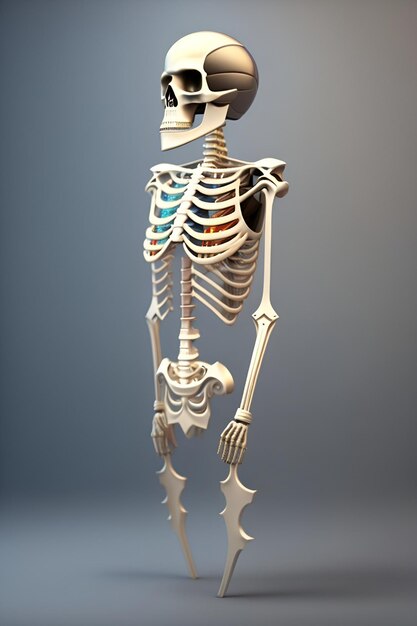 Anatomy human skeleton