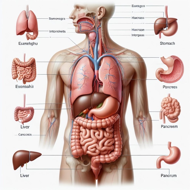 Foto modello di anatomia