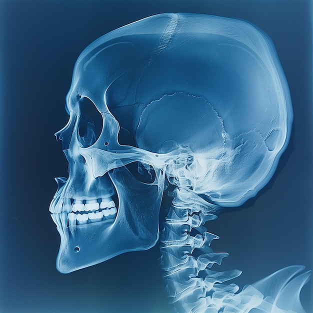 Photo anatomy skull xray