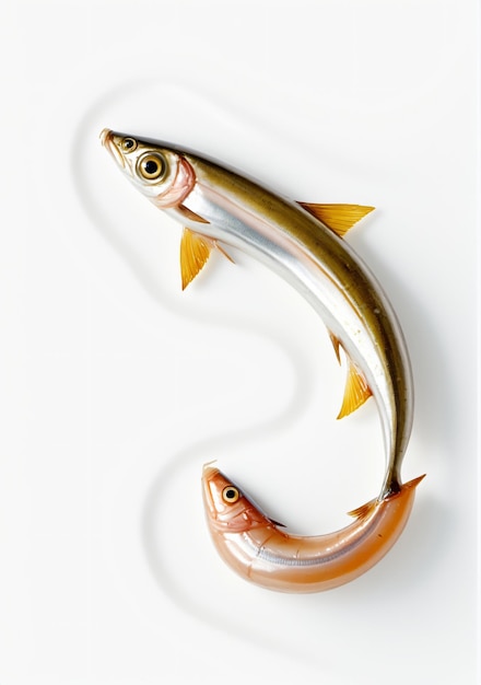 Anchovy Isolated On A White Background