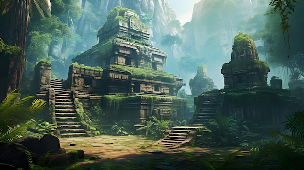 Ancient abandoned temple