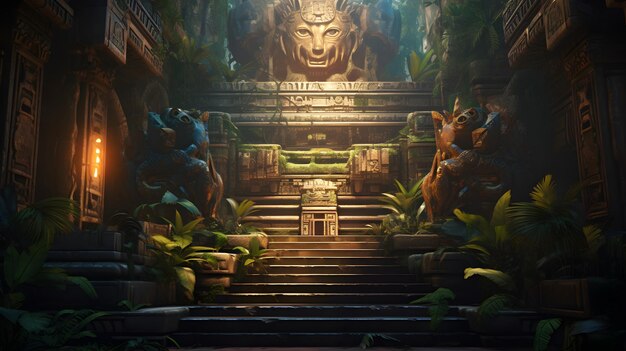 Ancient abandoned temple