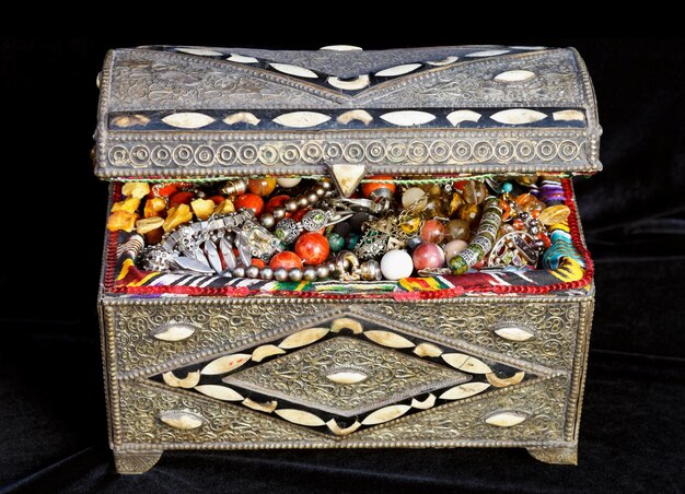 Ancient arabic treasure chest