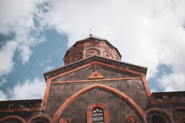 Ancient Armenian church in nature