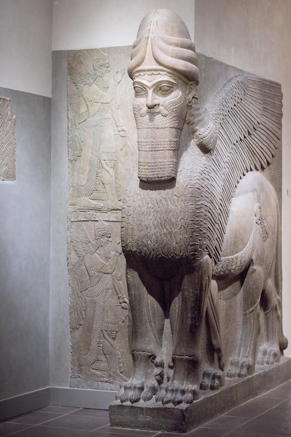 Ancient Babylonia and Assyria sculpture from Mesopotamia