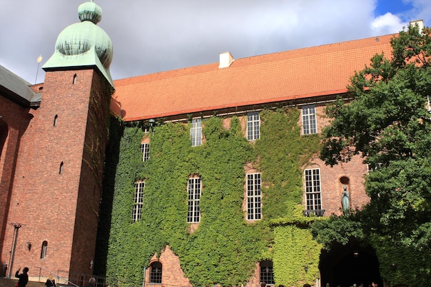 An ancient building in Stockholm used as city hall