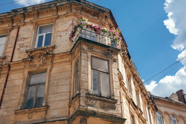 Ancient buildings and beautiful European architecture.