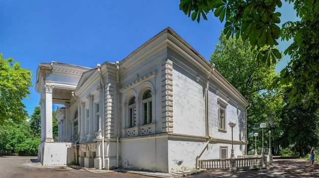 The ancient buildings of the Chkalov sanatorium in Odessa Ukraine