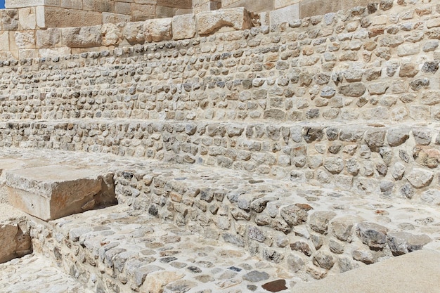 Ancient castle of stones and shellfish