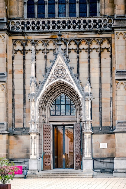 Ancient cathedral in Linz, Austria