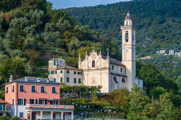 Ancient Church in the city of Chiavari on the Italian Riviera