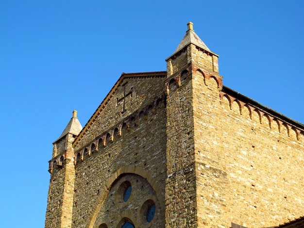 The ancient church in Florence Italy