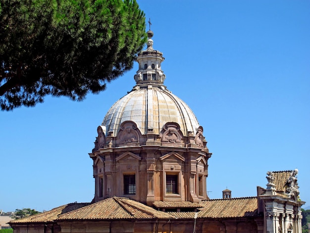 The ancient church in Rome Italy