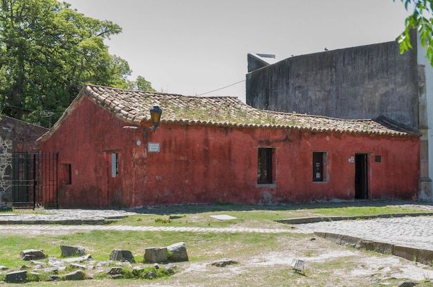 Photo ancient city of colonia del sacramento in uruguay