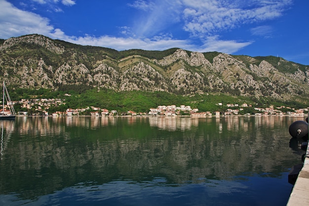 The ancient city Kotor on the Adriatic coast, Montenegro