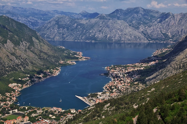 The ancient city Kotor on the Adriatic coast, Montenegro