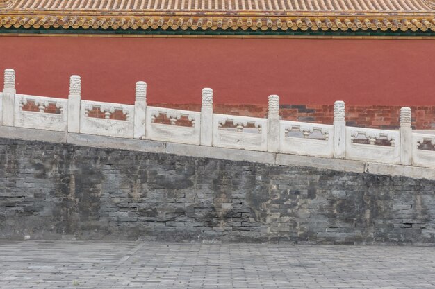 고대 도시 풍경 건축 구조와 고대 문화 베이징 중국에서 촬영