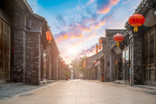 Ancient City Street of Yangzhou, China