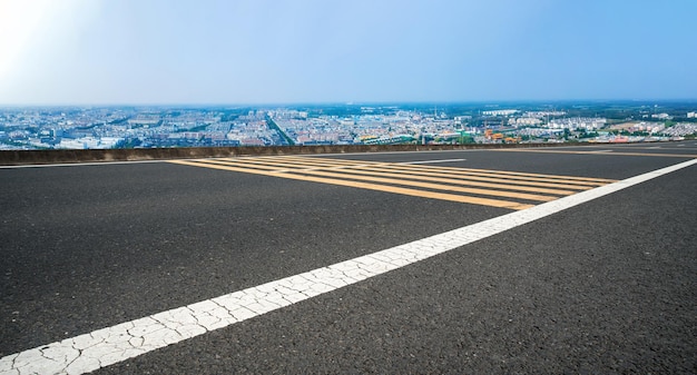 L'antica città di taierzhuang shandong cina dal punto di vista della fotografia aerea