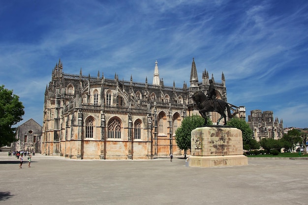 Ancient Dominican monastery in Batalha Portugal