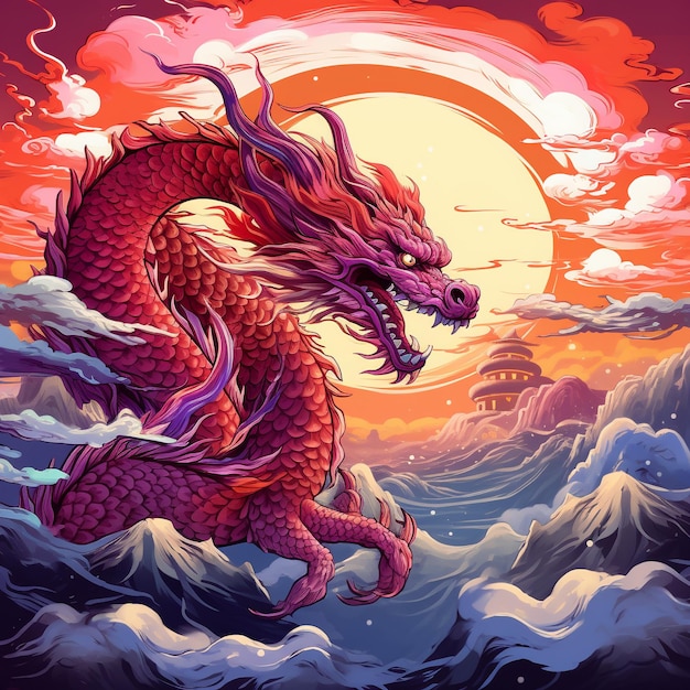 ancient dragon illustration