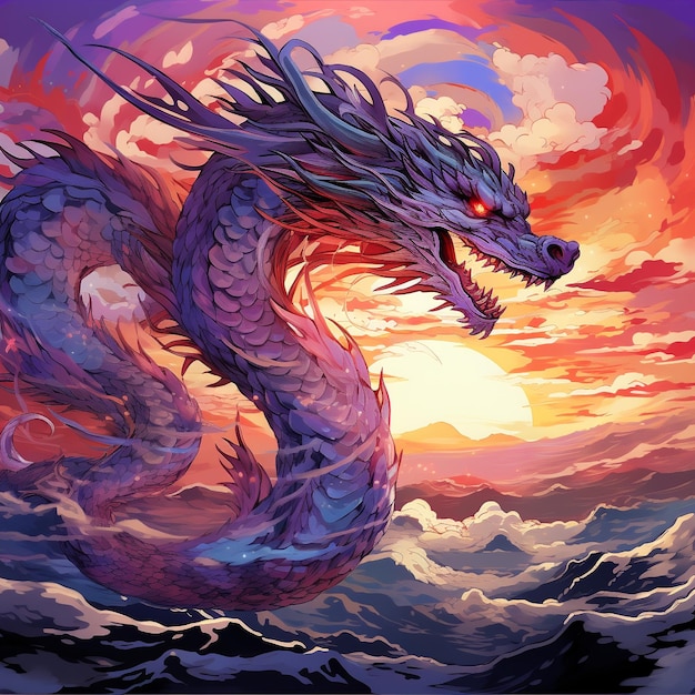 ancient dragon illustration