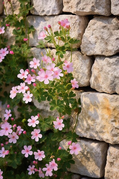 Ancient exterior wall of the house