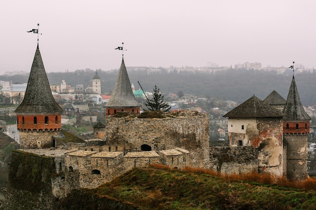 The ancient fortress castle KamenetzPodolsky