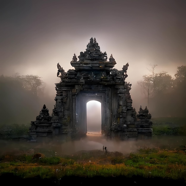 Photo ancient gate