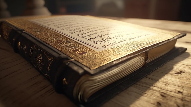 An ancient hand scripted Quran