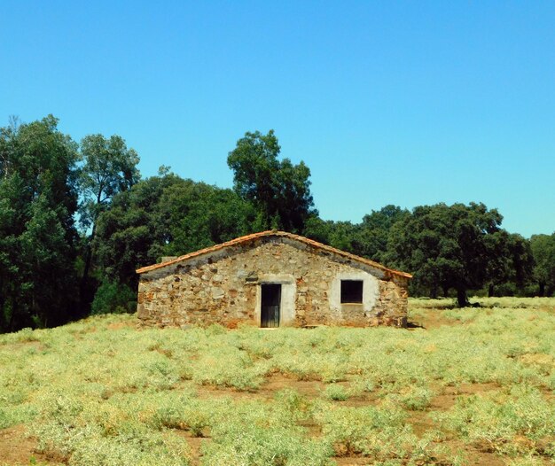 Foto antica casa nei paesaggi di la pedrera moreruela de tbara spagna