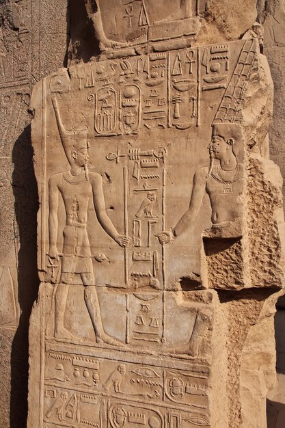 Древний храм Карнак в Луксоре, Египет