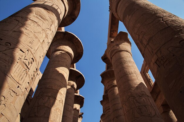 Ancient Karnak temple in Luxor, Egypt