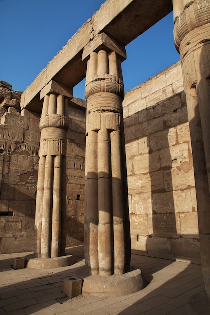 Ancient Luxor temple in Luxor city, Egypt