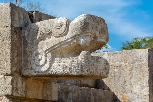 멕시코 유카탄 반도의 고대 마야 도시 치첸이트사