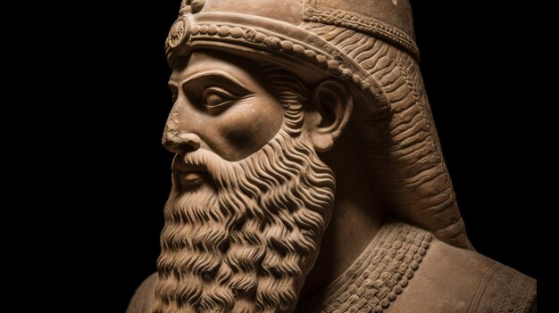 Ancient Mesopotamian leader AI generated