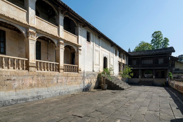Photo ancient ming and qing architectural complexes in china