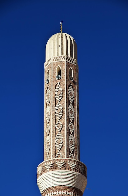 The ancient mosque in Thula village Yemen