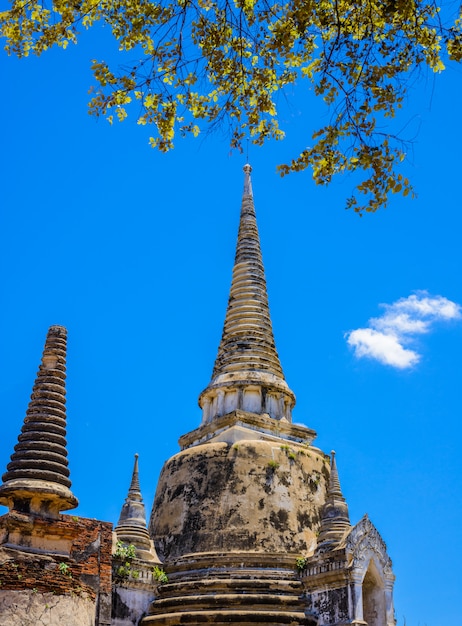 Ancient Pagoda in Wat Phrasisanpetch (Phra Si Sanphet). 