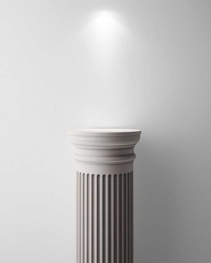 Photo 製品プレゼンテーションの古代の柱