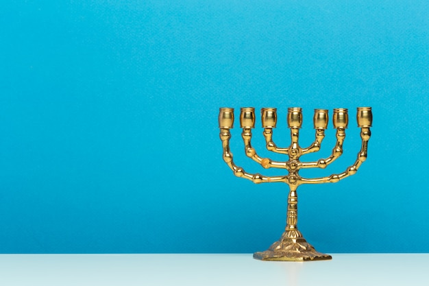 Ancient ritual candle menorah