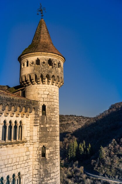 Ancient rocamadour village in france