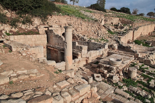 Ancient ruins Amathus in Limassol, Cyprus