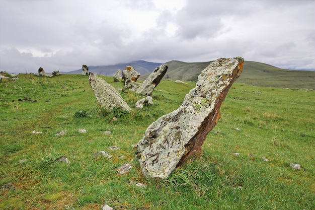 Photo ancient ruins in armenia